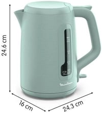 Moulinex 1,7L Elektromos Vízforraló Gyors Felmelegítés Automata Kikapcsolás Teaszűrő 4