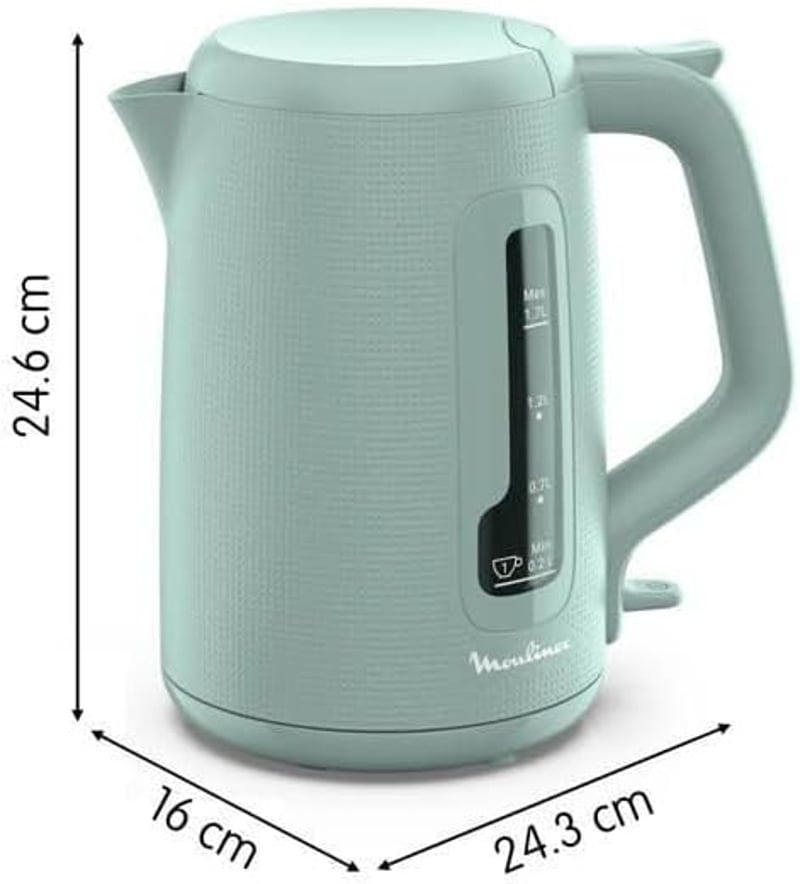 Moulinex 1,7L Elektromos Vízforraló Gyors Felmelegítés Automata Kikapcsolás Teaszűrő