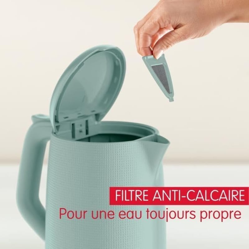 Moulinex 1,7L Elektromos Vízforraló Gyors Felmelegítés Automata Kikapcsolás Teaszűrő
