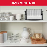 Moulinex A15453 Fekete Kenyérpirító Toaster 6