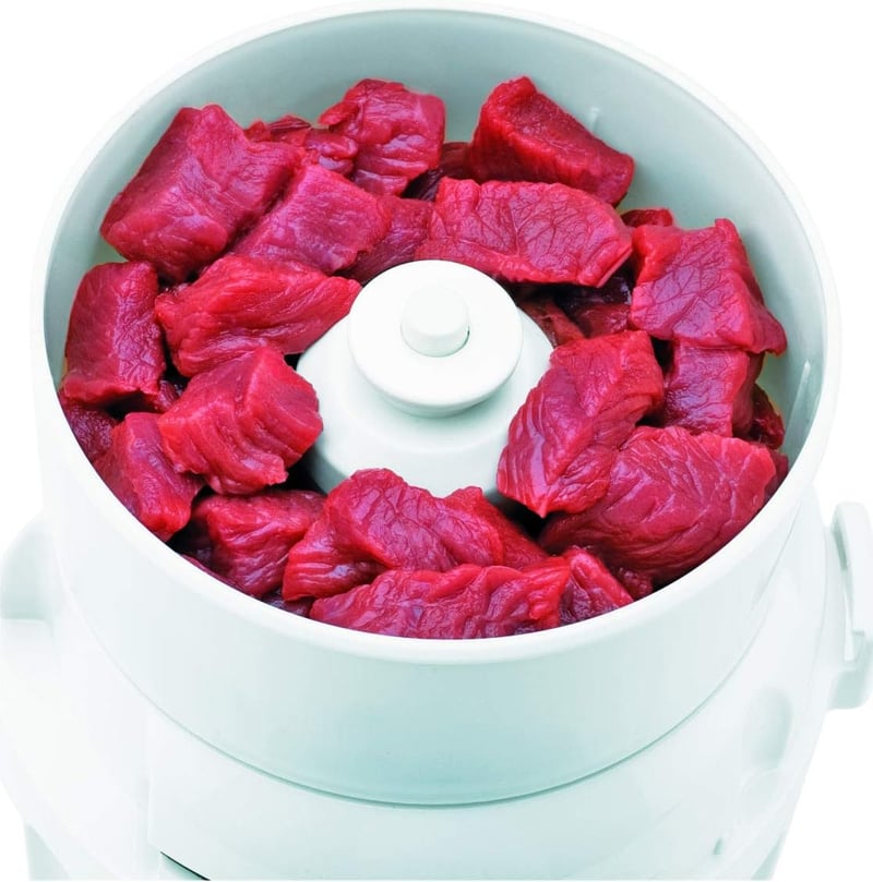 Moulinex AD5601 Aprító Mixer 800W Rozsdamentes Pengével Fehér-Piros