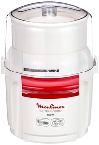 Moulinex AD5601 Moulinette sjeckalica 800 W, s nožem od nehrđajućeg čelika - bijelo-crvena 1