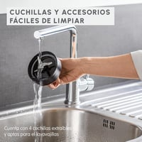 Moulinex Blend & Go 300W turmixgép 1,3L rozsdamentes acél + 750ml palack 6