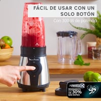 Moulinex Blend & Go 300W turmixgép 1,3L rozsdamentes acél + 750ml palack 5