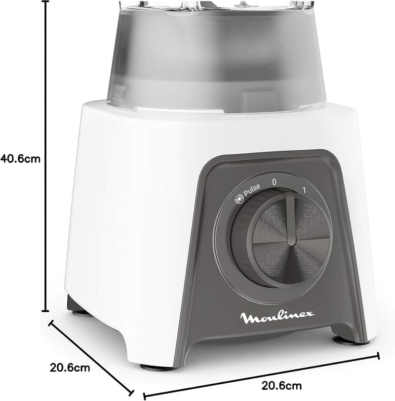 Moulinex Blendeo+ 450W Turmixgép Rozsdamentes Acél 1.5L Jégzúzó Funkcióval