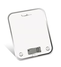 Moulinex BN5000 Optiss digitális konyhai mérleg, edzett üveg, folyadékmérés, fehér 1