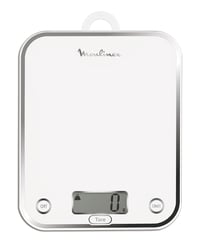 Moulinex BN5000 Optiss digitális konyhai mérleg, edzett üveg, folyadékmérés, fehér 2