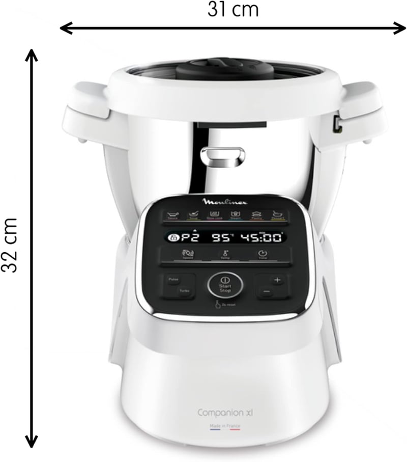 Moulinex Companion XL 4,5L multifunkciós konyhai robot 12 program mixer keverő aprító dagasztó