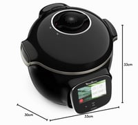 Inteligentný multifunkčný hrniec Moulinex Cookeo Touch WiFi CE902800, 6 l, vysoký tlak, 250 receptov, čierny 4