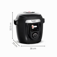 Inteligentný multifunkčný hrniec Moulinex Cookeo Wi-Fi CE96G810 10 v 1, 6 l, čierny, tlakový hrniec s 10 režimami varenia 7