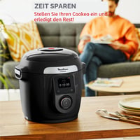 Inteligentný multifunkčný hrniec Moulinex Cookeo Wi-Fi CE96G810 10 v 1, 6 l, čierny, tlakový hrniec s 10 režimami varenia 6