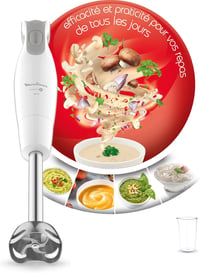 Moulinex Dailychef fehér kézi turmixgép 600W, 2 fokozat, rozsdamentes acél talp 2