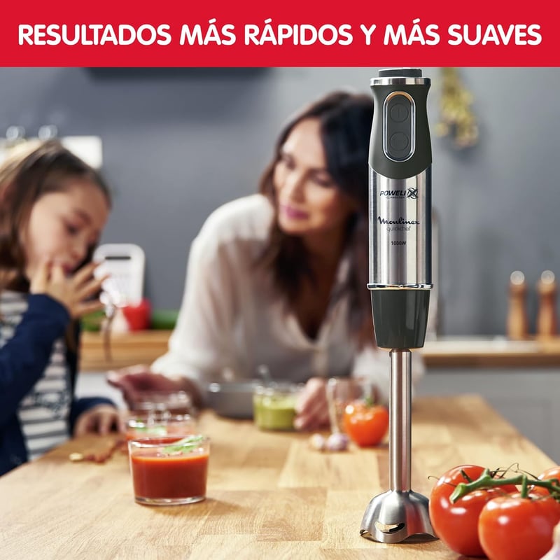 Moulinex DD655810 1000W Merülőmixer Rozsdamentes Acél Fekete
