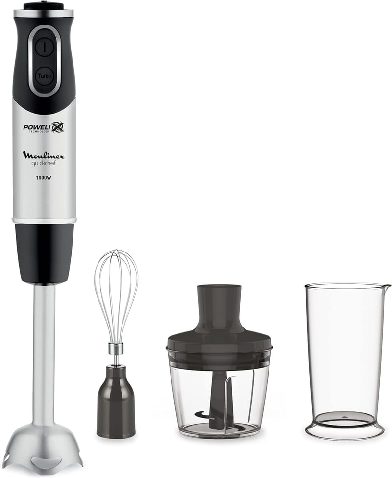 Moulinex DD655810 1000W Merülőmixer Rozsdamentes Acél Fekete