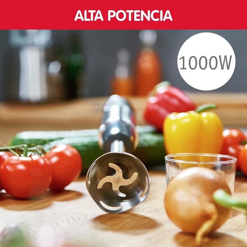 Moulinex DD655810 1000W Merülőmixer Rozsdamentes Acél Fekete