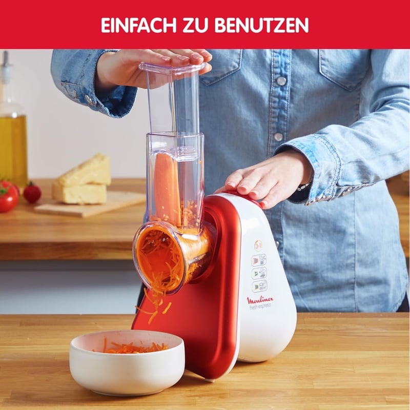 Moulinex DJ7535 Elektromos Szeletelő Piros-Fehér