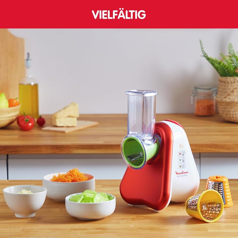Moulinex DJ7535 Elektromos Szeletelő Piros-Fehér