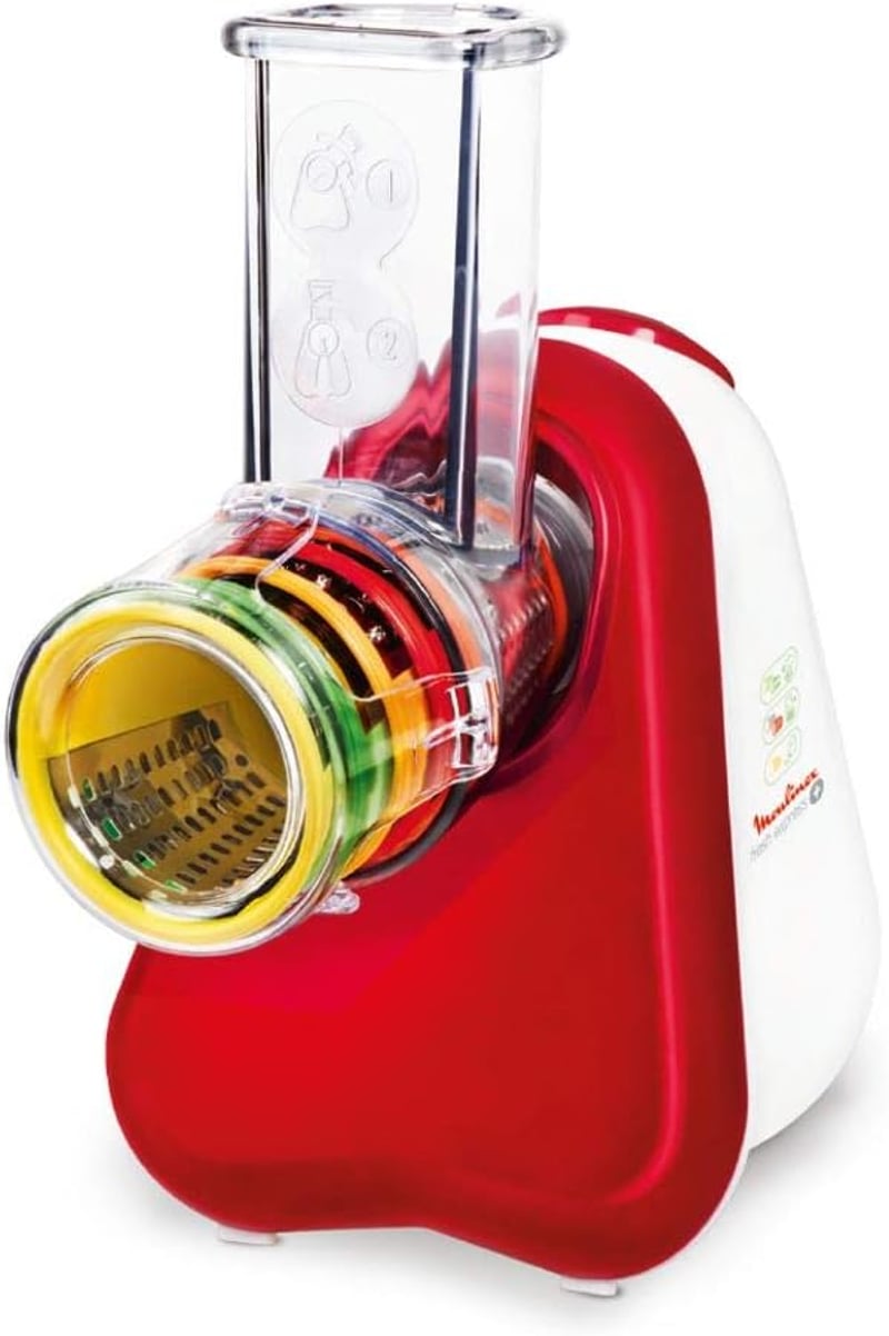 Moulinex Fresh Express Plus DJ756G15 elektromos reszelő 200W - piros