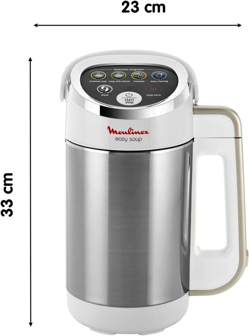 Moulinex Easy Soup Silver 1000W levesmixer 1,2L kapacitás 5 program