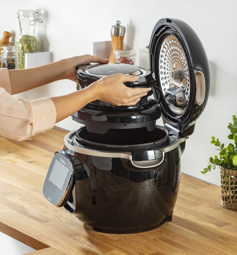 Moulinex Extra Crisp Cookeo fedél - 4 program, ropogós ételekhez, összes Cookeo modellhez