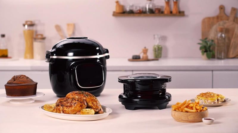Moulinex Extra Crisp Cookeo fedél - 4 program, ropogós ételekhez, összes Cookeo modellhez