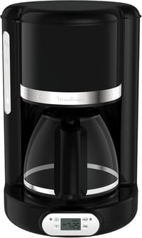 Moulinex FG380B10 Programozható Kávéfőző 1,25L Üveg Kancsó 24 Órás Időzítés 2