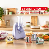 Moulinex Fresh Express DK8546E0 elektromos zöldségreszelő 4az1-ben lila 7