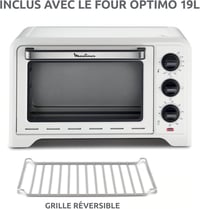 Mini pećnica Moulinex Optimo OX441110, 19 L - bijela 2