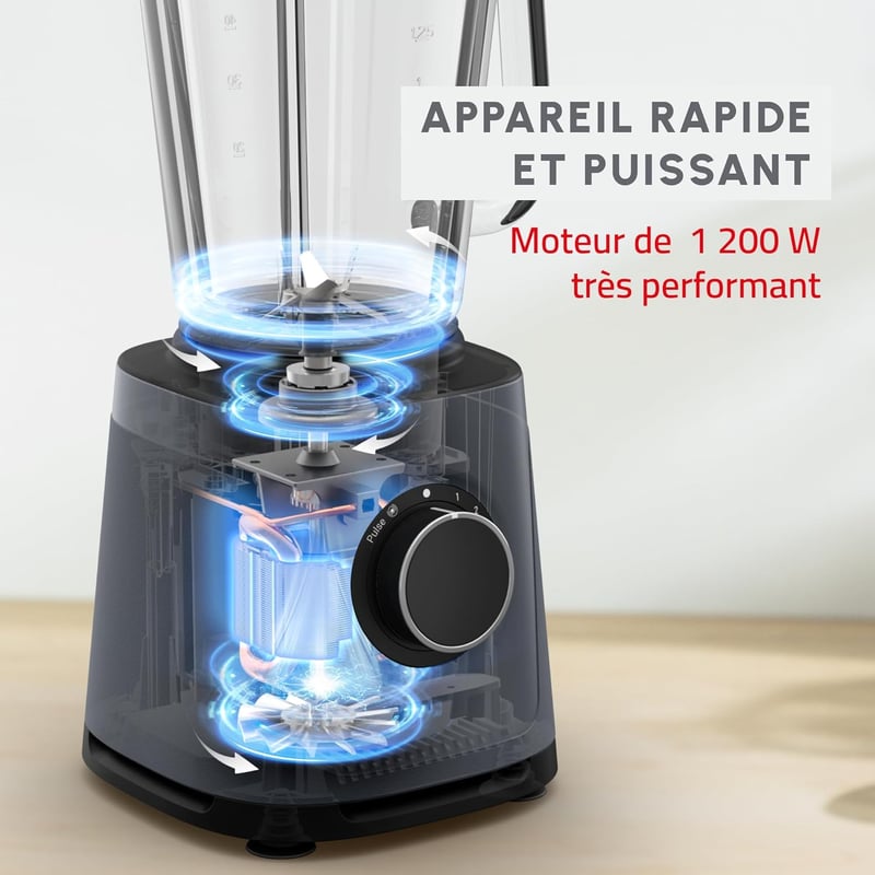 Moulinex PerfectMix Essential 1200W Turmixgép Powelix Technológiával