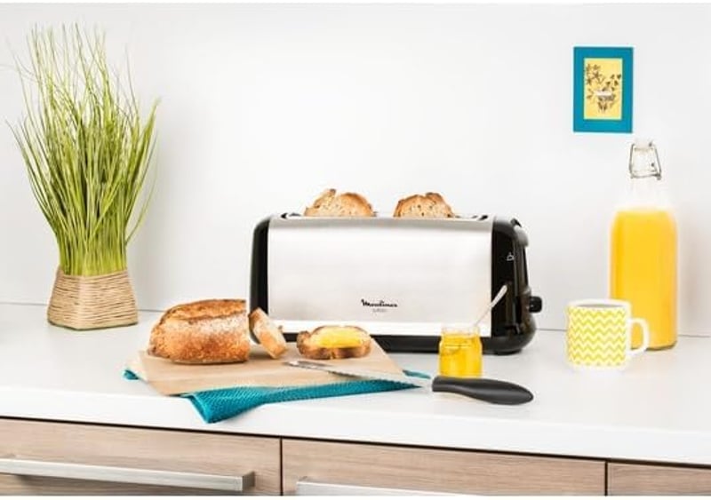 Moulinex Subito 1000W rozsdamentes kenyérpirító