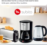 Moulinex Subito 1000W rozsdamentes kenyérpirító 8
