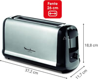 Moulinex Subito 1000W rozsdamentes kenyérpirító 3