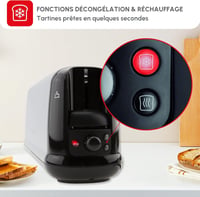 Moulinex Subito 1000W rozsdamentes kenyérpirító 5