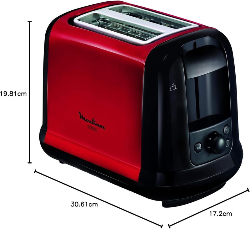 Moulinex Subito kenyérpirító rozsdamentes acél toaster