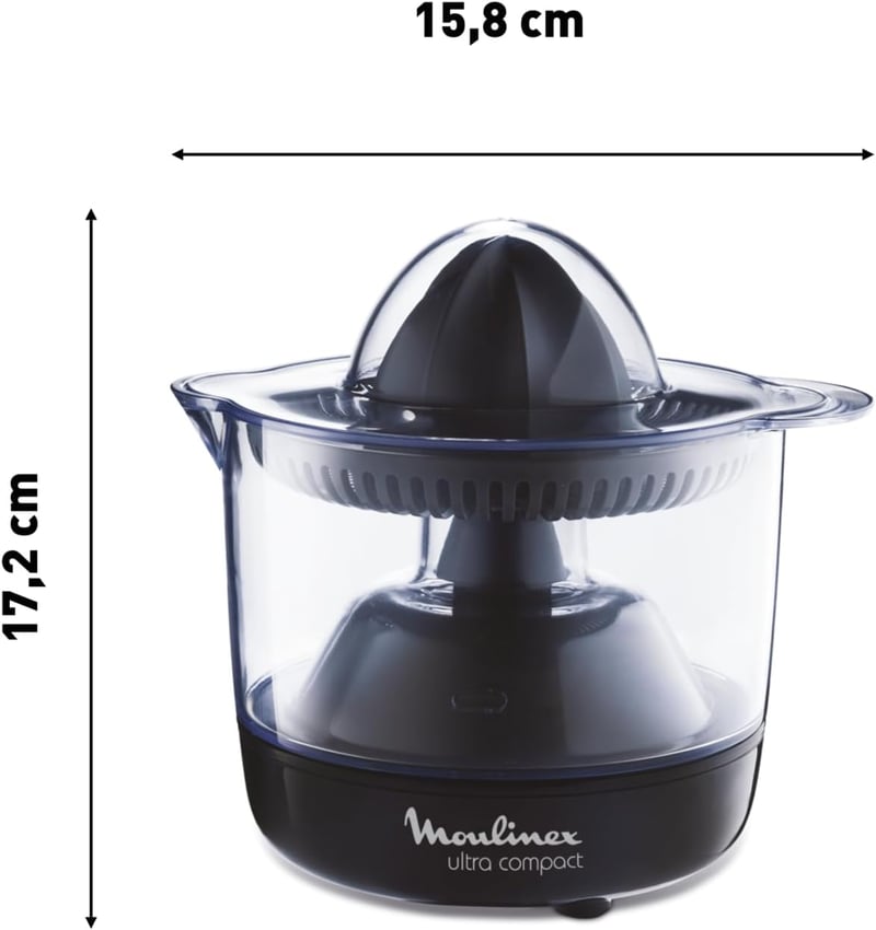 Moulinex Ultracompact elektromos citromfacsaró 0,5L fekete