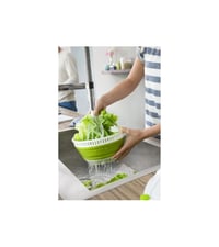 Centrifugă pentru salată Moulinex retractabilă 4 L - Verde, coș rotativ pentru uscarea salatei 4