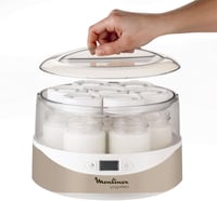 Moulinex Yogurteo joghurtkészítő 7 edénnyel champagne 4