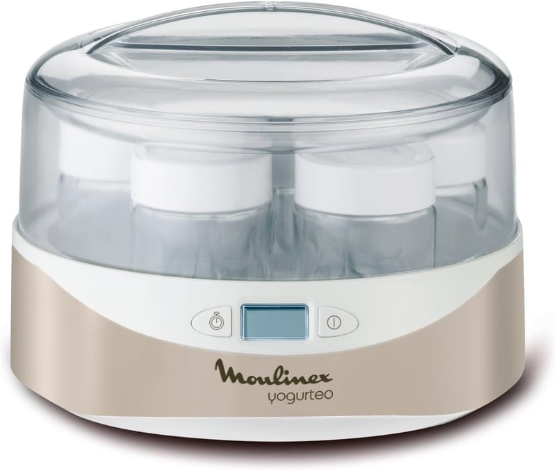Moulinex Yogurteo joghurtkészítő 7 edénnyel champagne