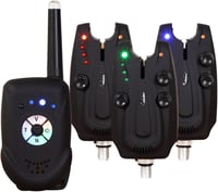 MOUNCHAIN Pontyozó Kapásjelző Szett 4 Darabos Vezeték Nélküli Digitális Vízálló LED Kijelzővel Fekete 1