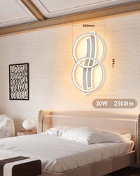 MOUNM LED Mennyezeti Lámpa Dimmelhető 30W 3000-6000K Távirányítóval 3