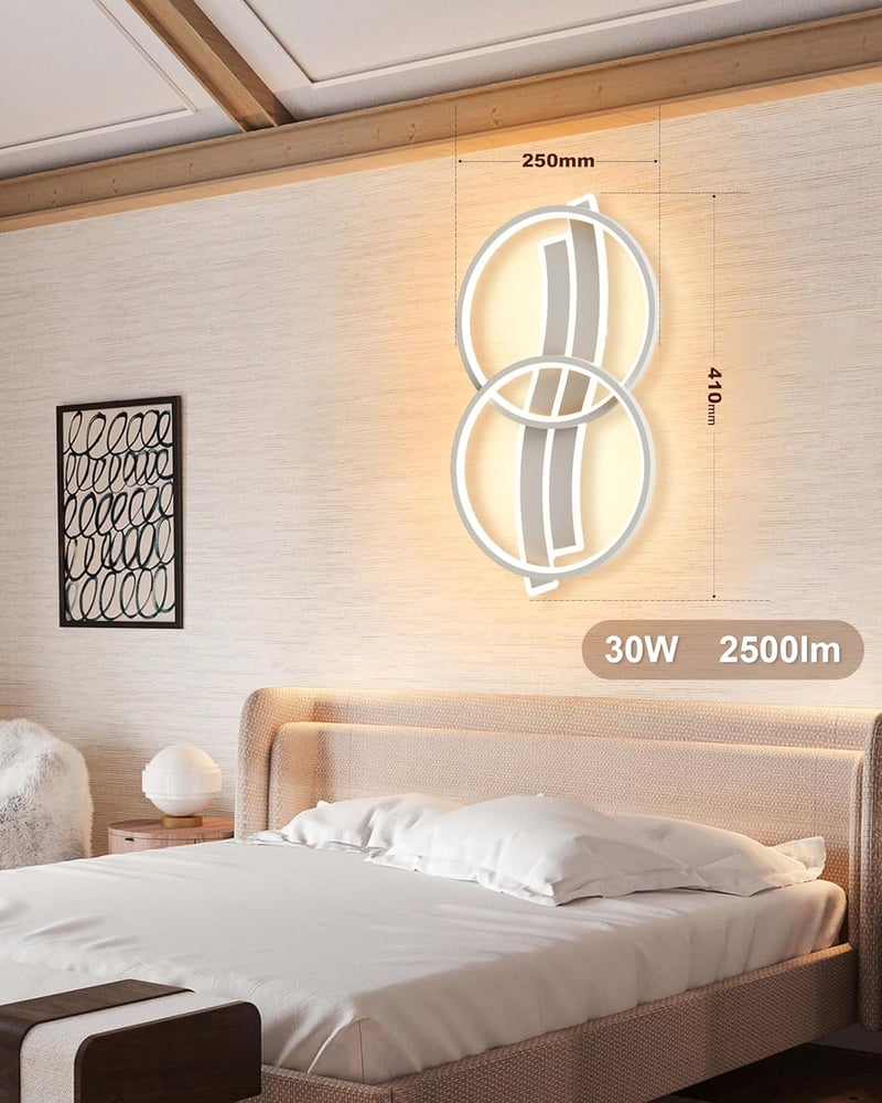 MOUNM LED Mennyezeti Lámpa Dimmelhető 30W 3000-6000K Távirányítóval
