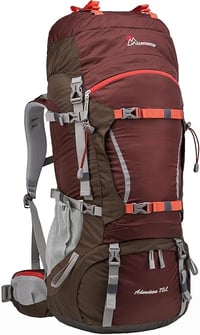 MOUNTAINTOP 70L Trekking Hátizsák Esővédővel Férfi Női Túrázáshoz Kempingezéshez 1