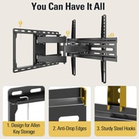 Mounting Dream dönthető forgó TV fali tartó 66-140 cm OLED LCD LED tévéhez 6