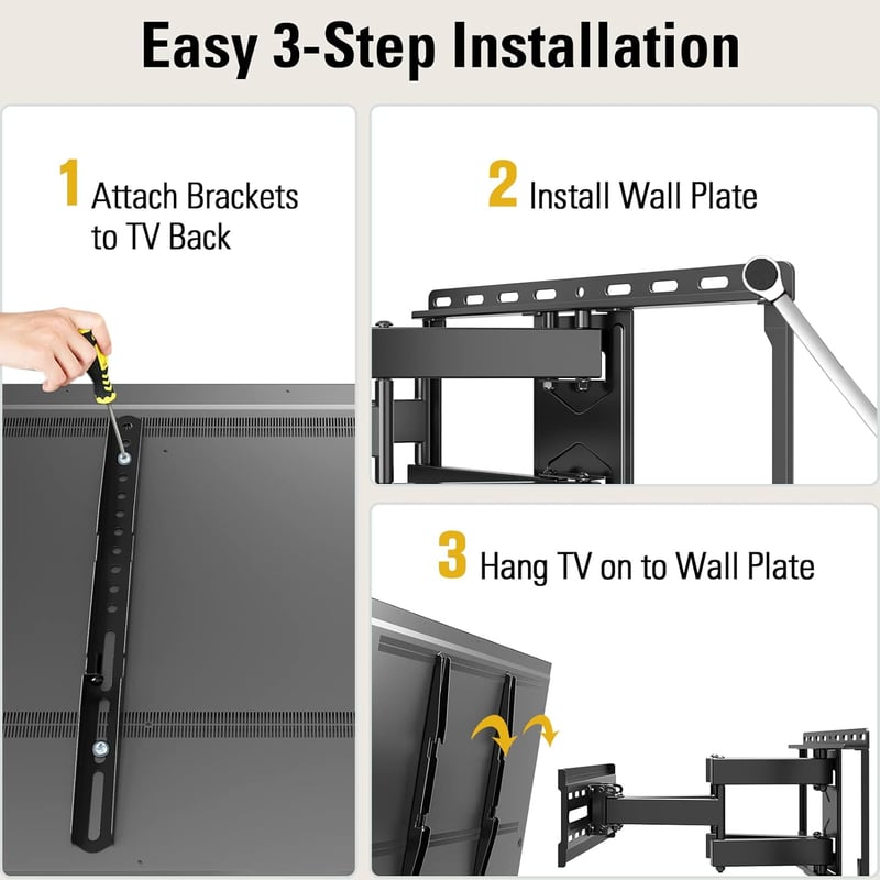 Mounting Dream dönthető forgó TV fali tartó 66-140 cm OLED LCD LED tévéhez