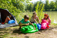 Detský spací vak MOUNTREX – Múmiový spací vak pre deti, 100 % bavlnená podšívka, 175 x 70 x 45 cm – Spací vak na vonkajšie použitie, cestovanie a kempovanie, ľahký a kompaktný 8