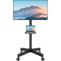 MOUNTUP EU1117B görgős TV állvány 23-65"-os tévékhez, max 35 kg, VESA 400x400 mm 1