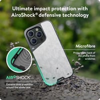 Mous iPhone 15 Pro Tok MagSafe Kompatibilis - Limitless 5.0 Védőtok Ezüst Gyöngy Színben - Prémium Mobiltelefon Tok 3