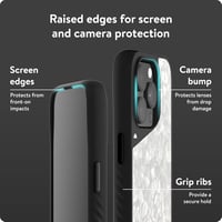 Mous iPhone 15 Pro Tok MagSafe Kompatibilis - Limitless 5.0 Védőtok Ezüst Gyöngy Színben - Prémium Mobiltelefon Tok 4