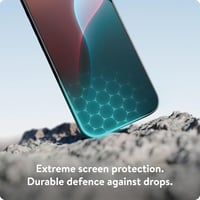 Mous iPhone 16 Pro Edzett Üveg Képernyővédő Fólia, 9H Keménység, Víz- és Olajálló Bevonat, 2 db-os Csomag, Teljes Felszerelés 2