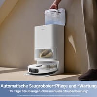 Robotický vysávač Mova E40 Ultra s funkciou mopovania, 19 000 Pa, automatické vyprázdňovanie, mopovacia hlavica MaxiReach, 80 ml nádržka na vodu, stanica typu všetko v jednom, 5